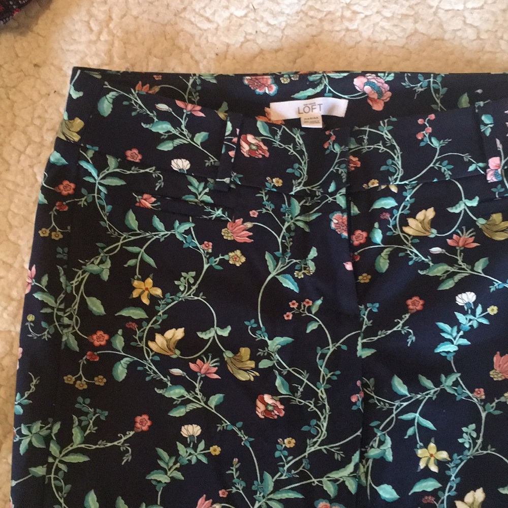 LOFT Marisa floral pants